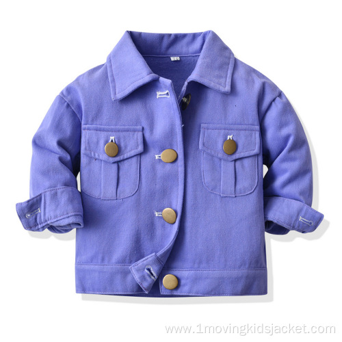 Autumn New Jacket Children's Casual Lapel Jacket